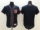 Washington Nationals Customized Men's Navy Blue Flexbase Collection Stitched Baseball Jersey,baseball caps,new era cap wholesale,wholesale hats